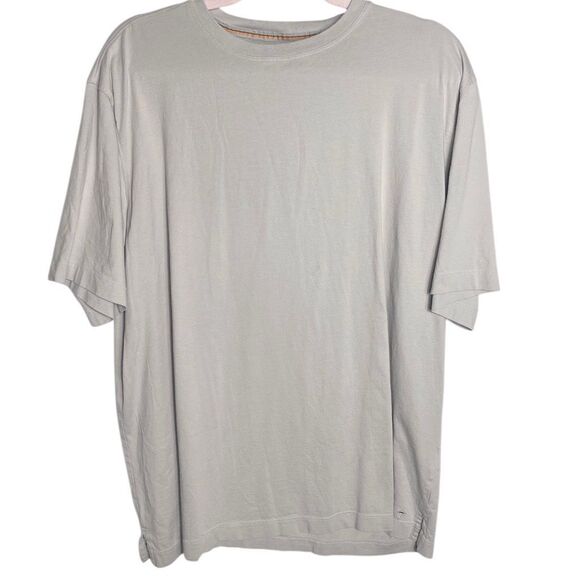 Left Coast Tee Men’s Gray Pima Cotton Crewneck Short Sleeve T-Shirt Size L - Picture 1 of 5